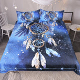 Native American 3D Blue Dreamcatcher Bedding Set no link