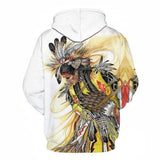 Pow Wow Dancer Native American Design 3D Hoodie