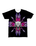Native American Bison Skull Pink Arrow All-over T-Shirt