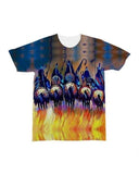 Native American 5 Warriors Riding Horses All-over T-Shirt