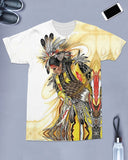 Pow Wow Dancer Native American Design 3D Tshirt