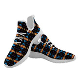 Light Blue Native Tribes Pattern Native American Yeezy Shoes