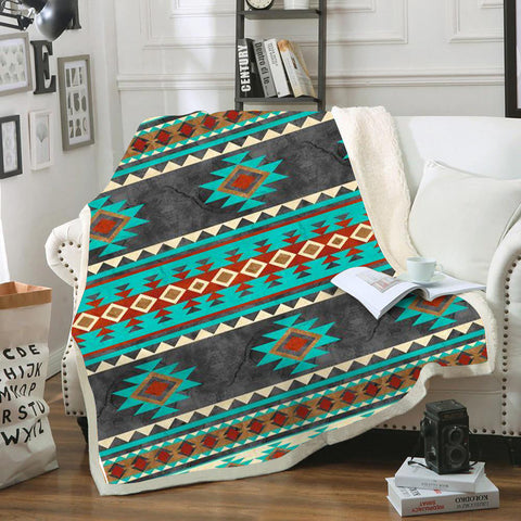 BLK0047 Pattern Tribal Native Blanket
