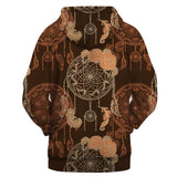Flower Native American All Over Hoodie