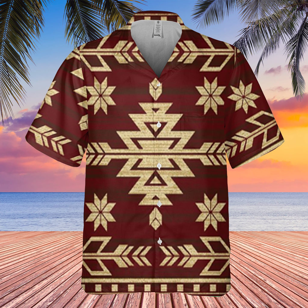 GB-HW00089 Pattern Native Hawaiian Shirt 3D