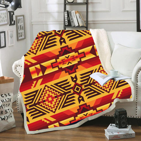 BLK0055 Pattern Tribal Native Blanket