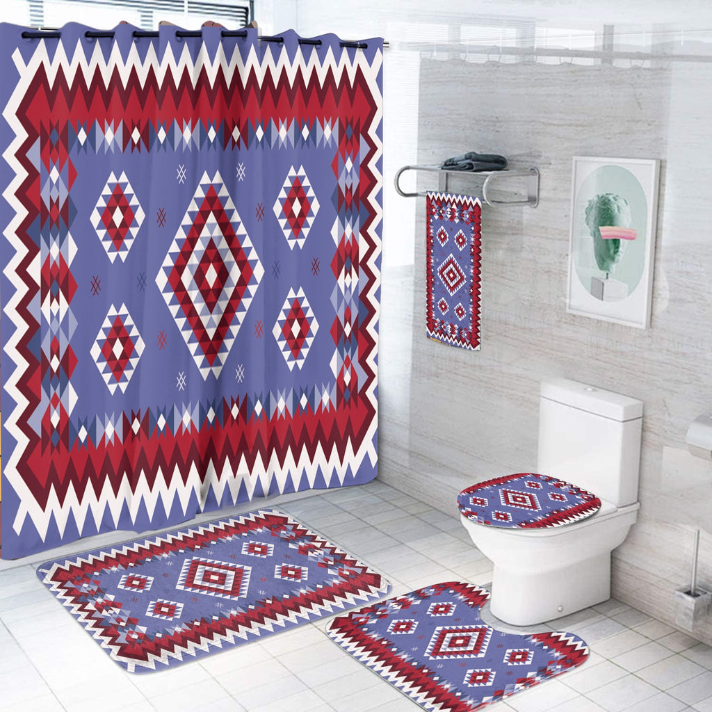 BS-00039 Pattern Native American Bathroom Set
