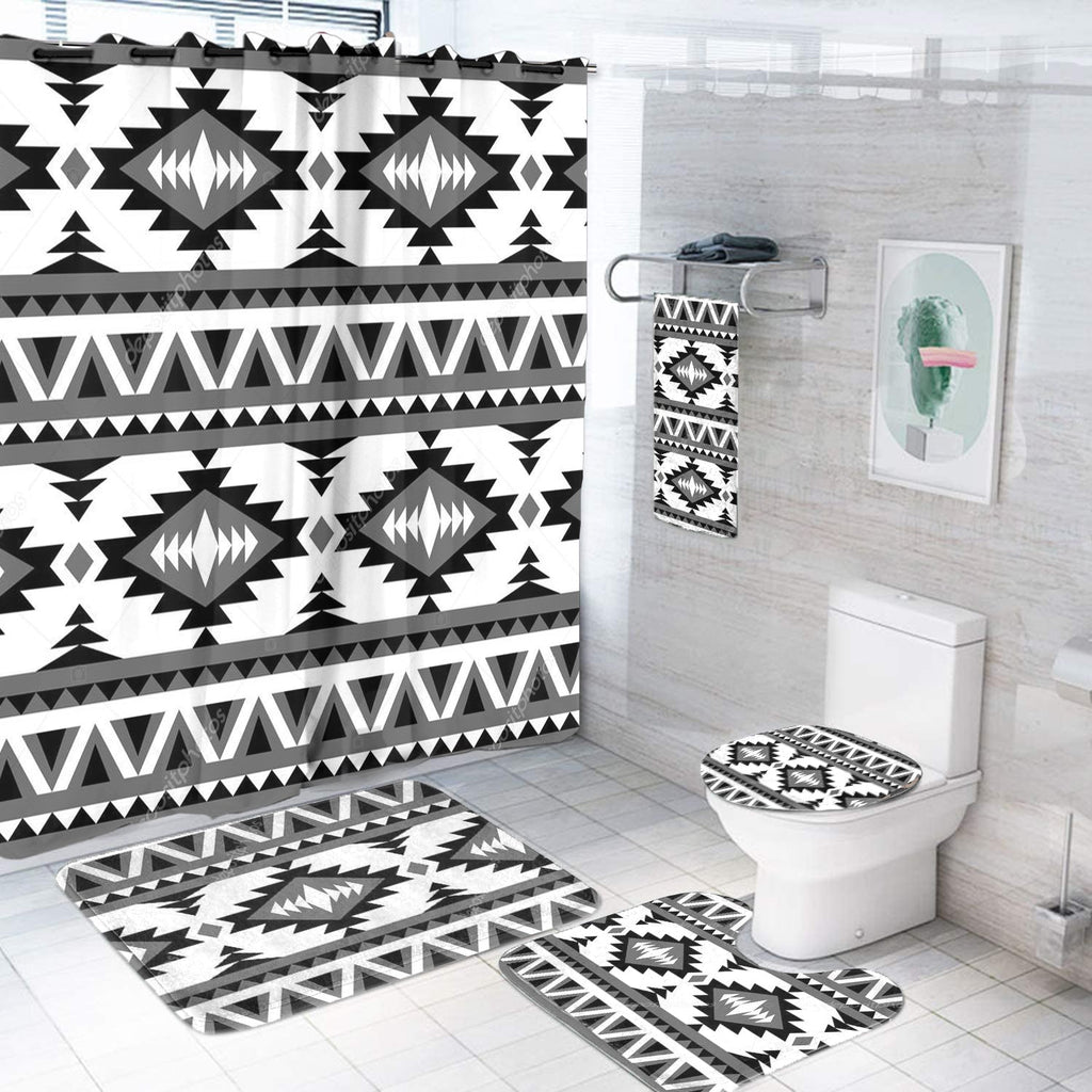 BS-00038 Pattern Native American Bathroom Set