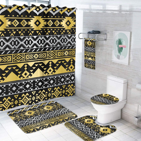 BS-00032  Pattern Native American Bathroom Set