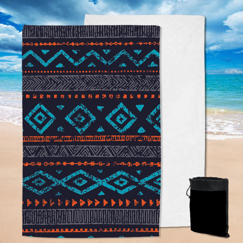 GB-NAT00598  Seamless Ethnic Ornaments Pool Beach Towel