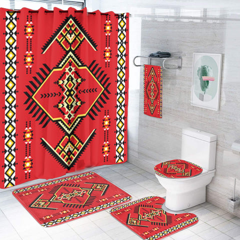 BS-00053 Pattern Native American Bathroom Set