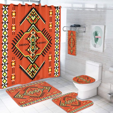 BS-00051 Pattern Native American Bathroom Set