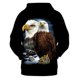 Eagle Native American All Over Hoodie - Powwow Store