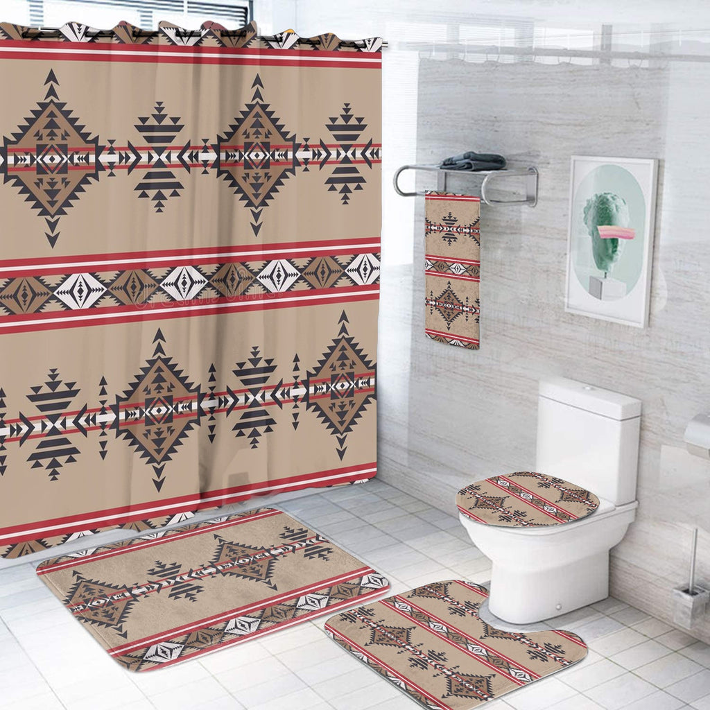 BS-00048 Pattern Native American Bathroom Set