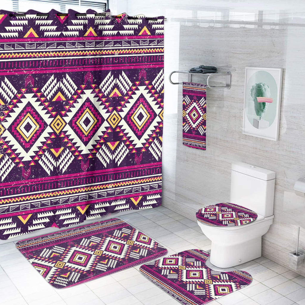 BS-00068 Pattern Native American Bathroom Set