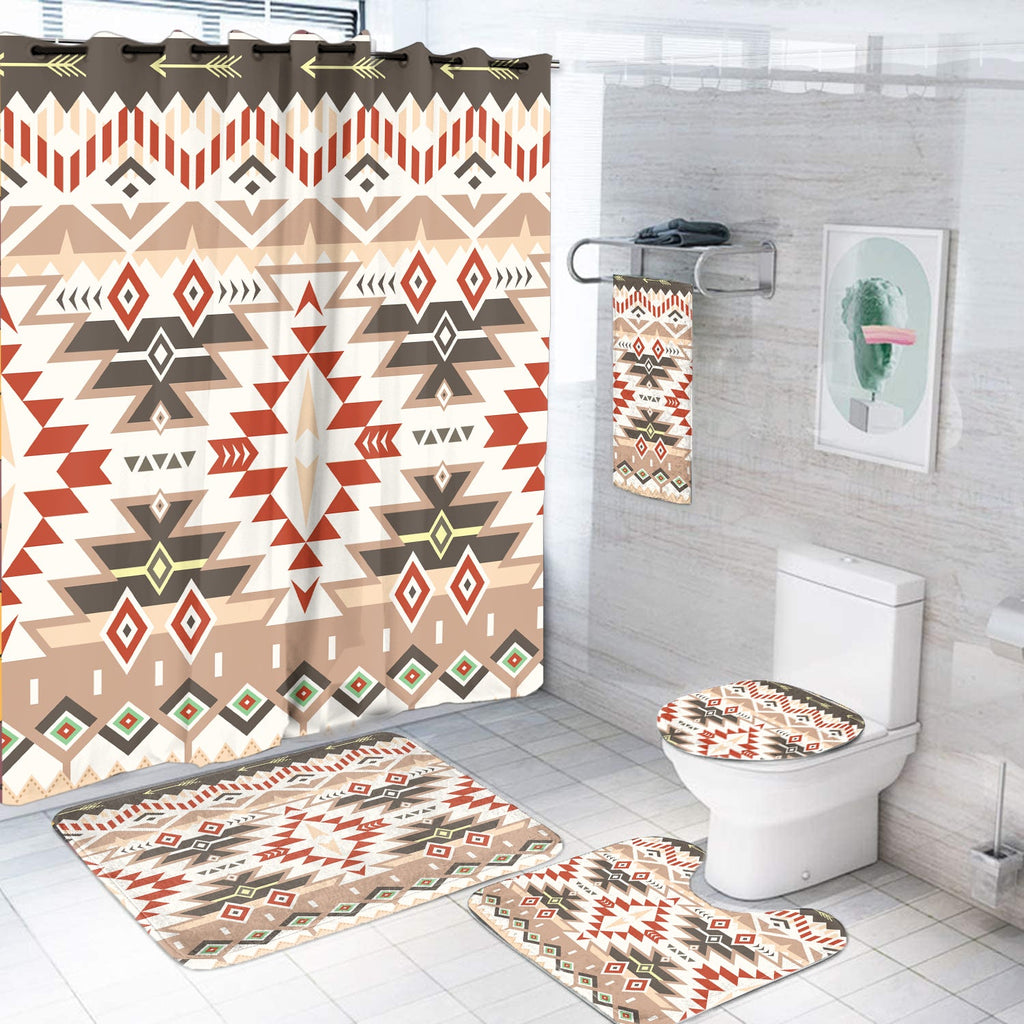 BS-00067 Pattern Native American Bathroom Set