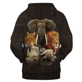 Animal Native American All Over Hoodie no link