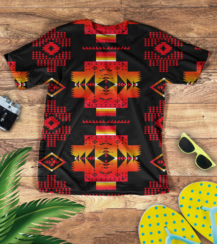 GB-NAT00720-03 Pattern  Native American 3D T-Shirt