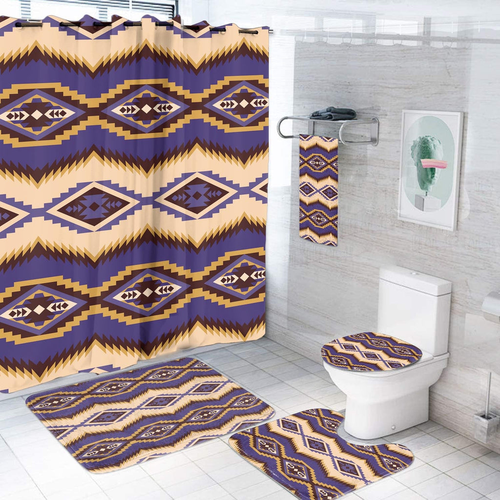 BS-00079 Pattern Native American Bathroom Set
