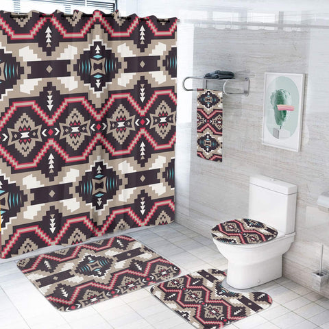 BS-00078 Pattern Native American Bathroom Set