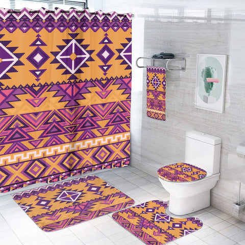 BS-00091 Pattern Native American Bathroom Set