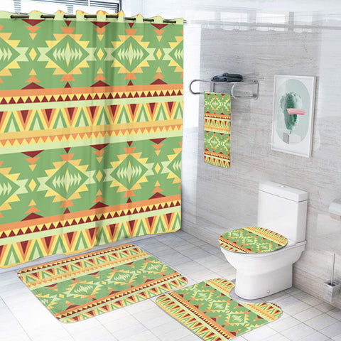 BS-00090 Pattern Native American Bathroom Set