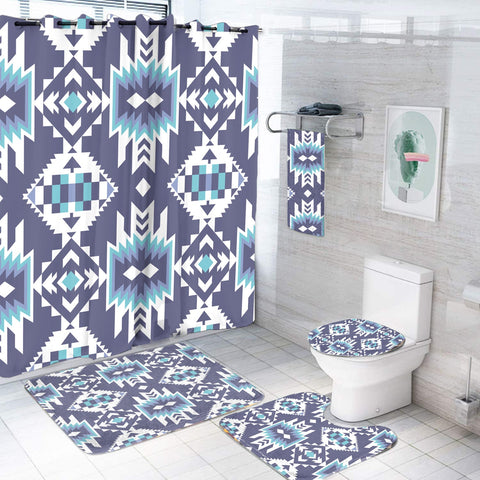 BS-000109 Pattern Native American Bathroom Set