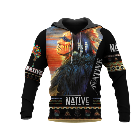 HD1108 The Chief Native 3D Hoodie