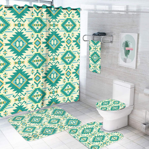 BS-000103 Pattern Native American Bathroom Set