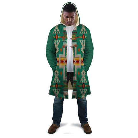 GB-NAT00062-08 Green Tribe Design Native American Cloak