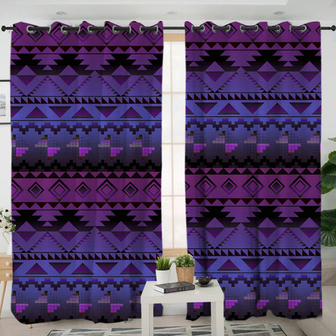 GB-NAT00601-02 Pattern Native American Living Room Curtain