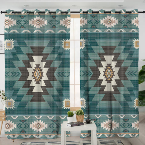 LVR0087 Pattern Native American Living Room Curtain