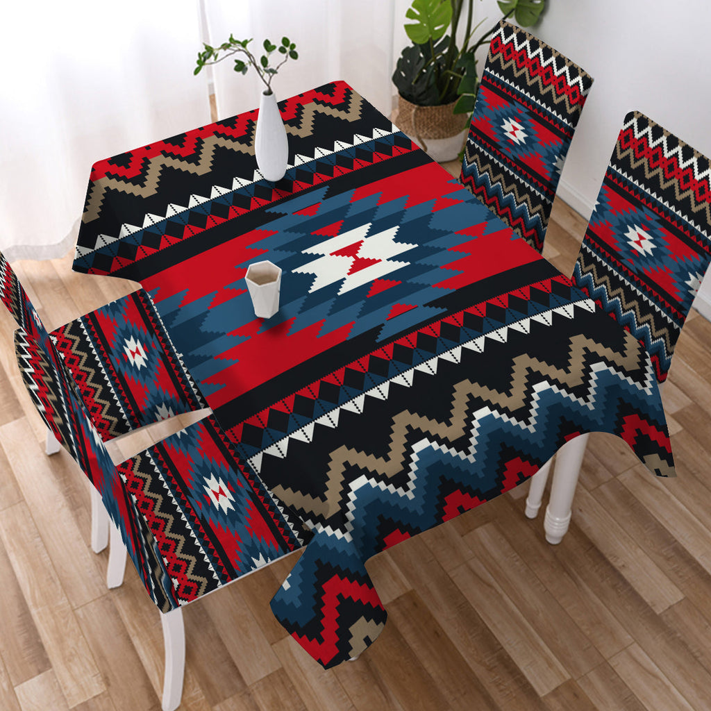 GB-NAT00529 Ornamental Pattern Native Tablecloth