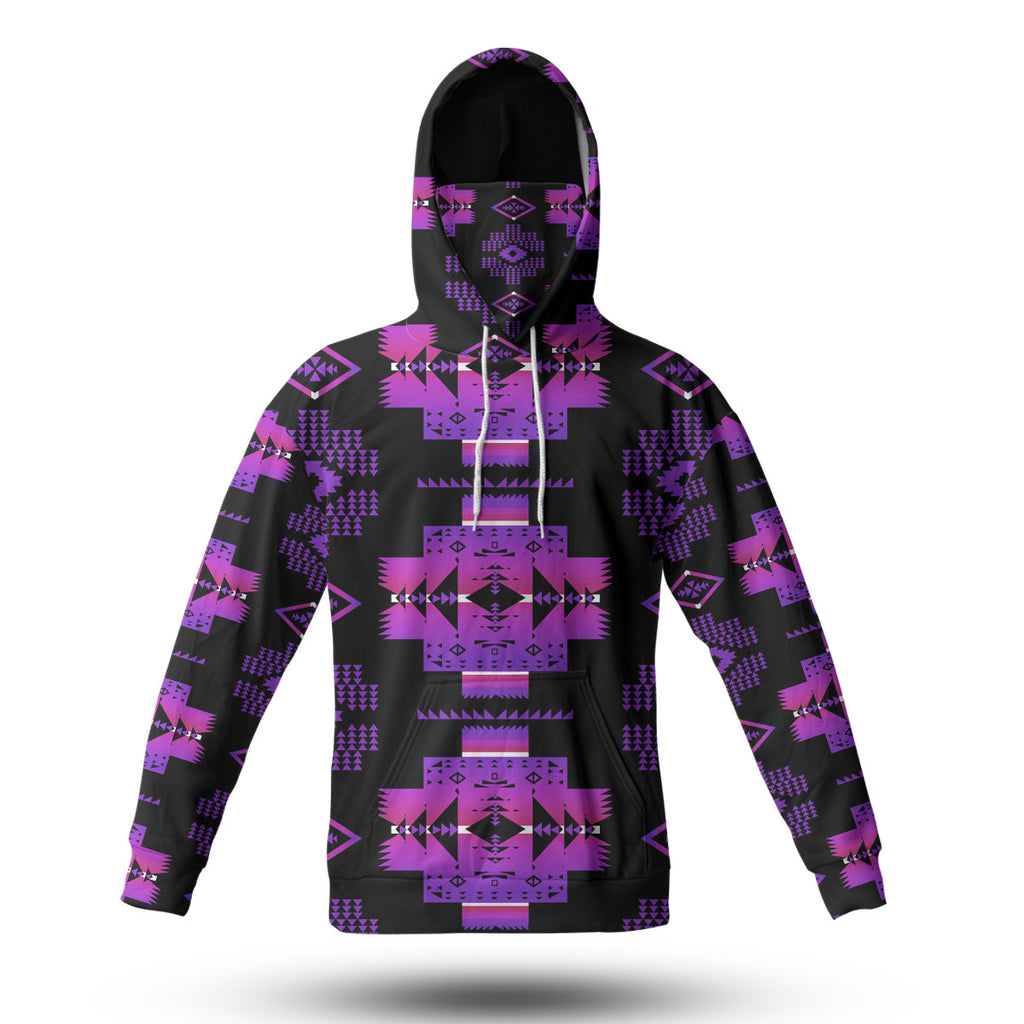 HWM0013 Pattern Tribal Native 3D Hoodie With Mask