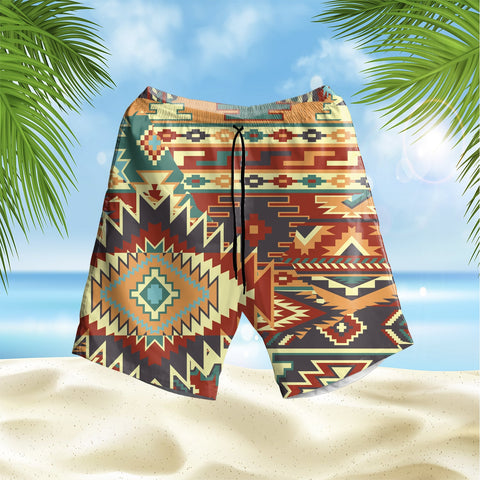 GB-HS00018 Pattern Native Hawaiian Shorts
