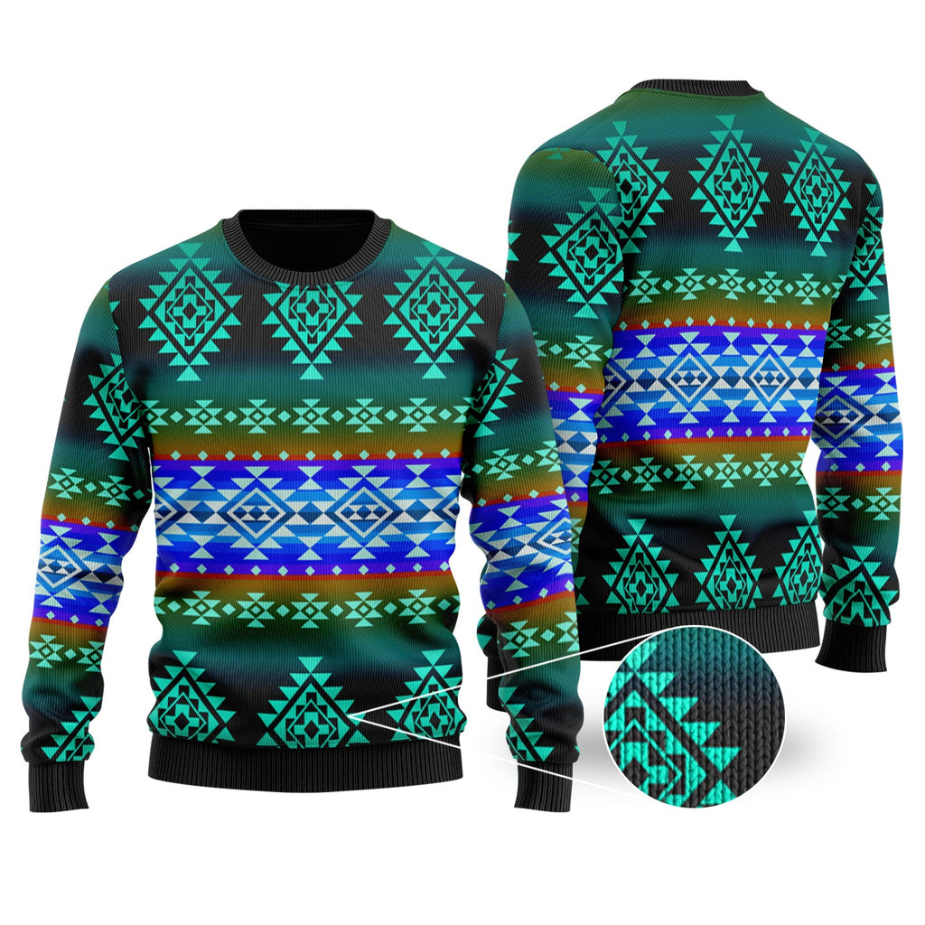 GB-NAT00680-02 Pattern Native Tribals Sweater