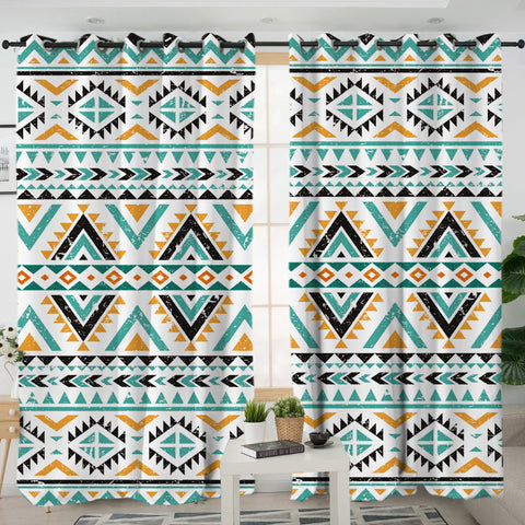 LVR0088 Pattern Native American Living Room Curtain