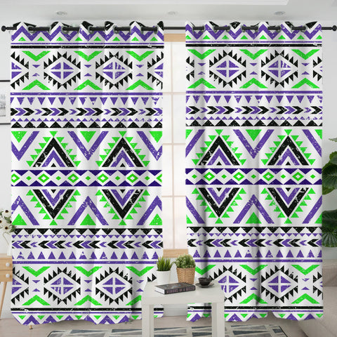 LVR0081 Pattern Native American Living Room Curtain