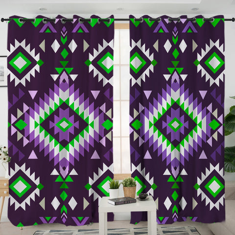 LVR0078 Pattern Native American Living Room Curtain