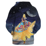 GB-NAT00327 Pow Wow Dancer Native American All Over Hoodie
