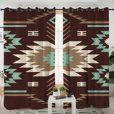 GB-NAT00737 Pattern Native American  Living Room Curtain