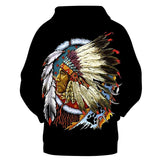 Chief Native American All Over Hoodie - Powwow Store