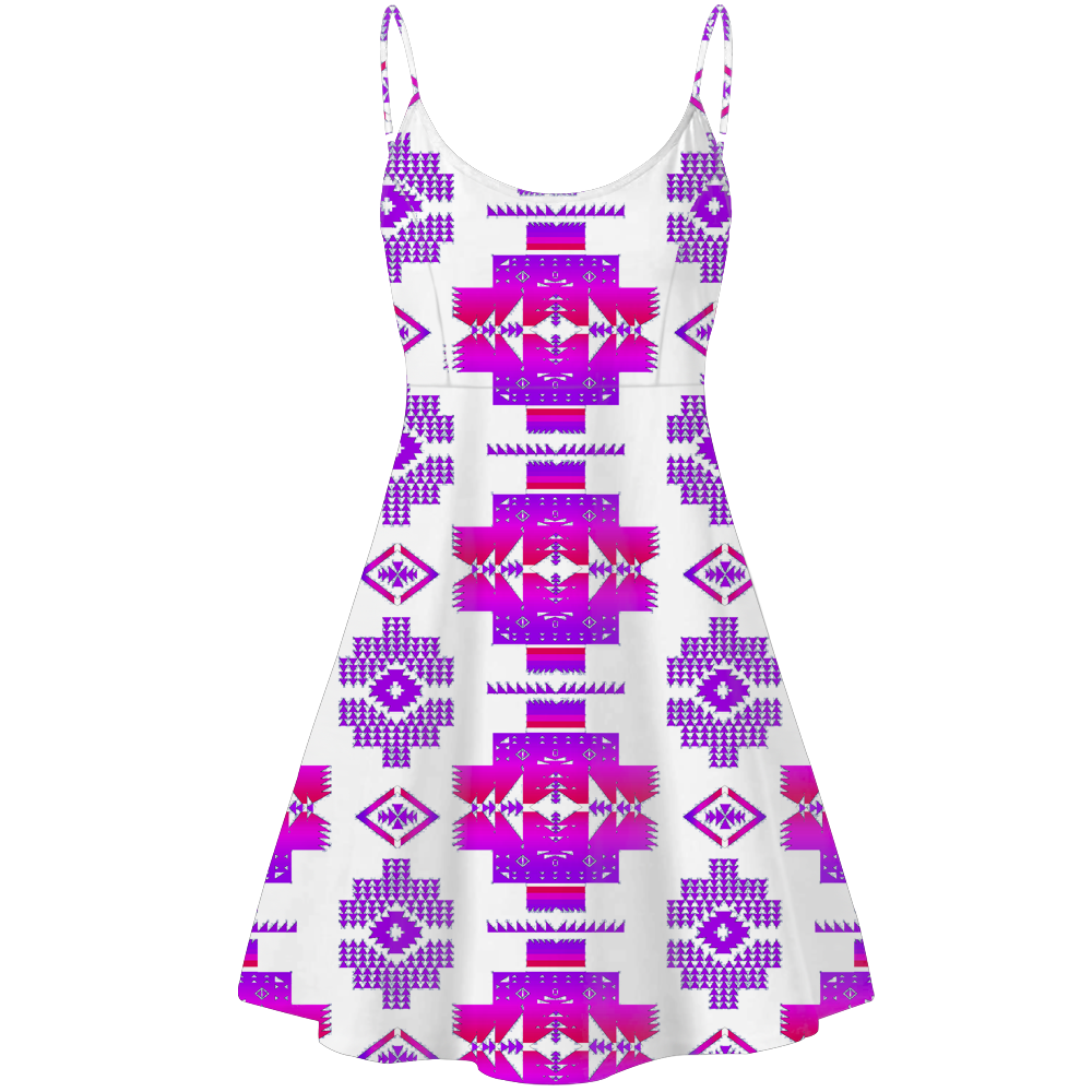 GB-NAT00720-01 Pattern Native American Strings Dress