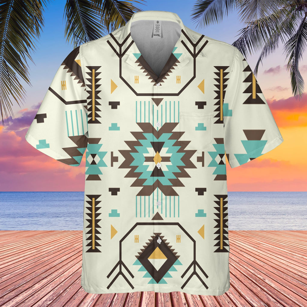 GB-HW00052 Pattern Native Hawaiian Shirt 3D