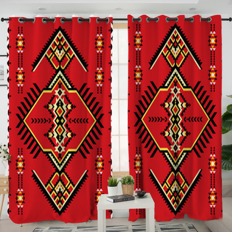 LVR0043 Pattern Native American Living Room Curtain
