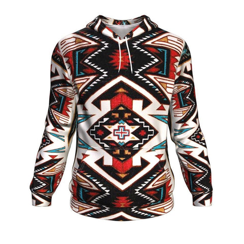 Tribal Pattern Colorful Native American Design 3D Pullover Hoodies