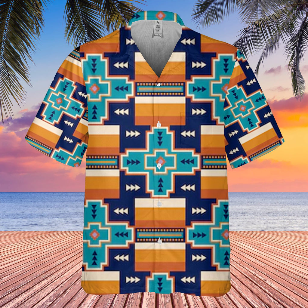 GB-HW00072 Pattern Native Hawaiian Shirt 3D