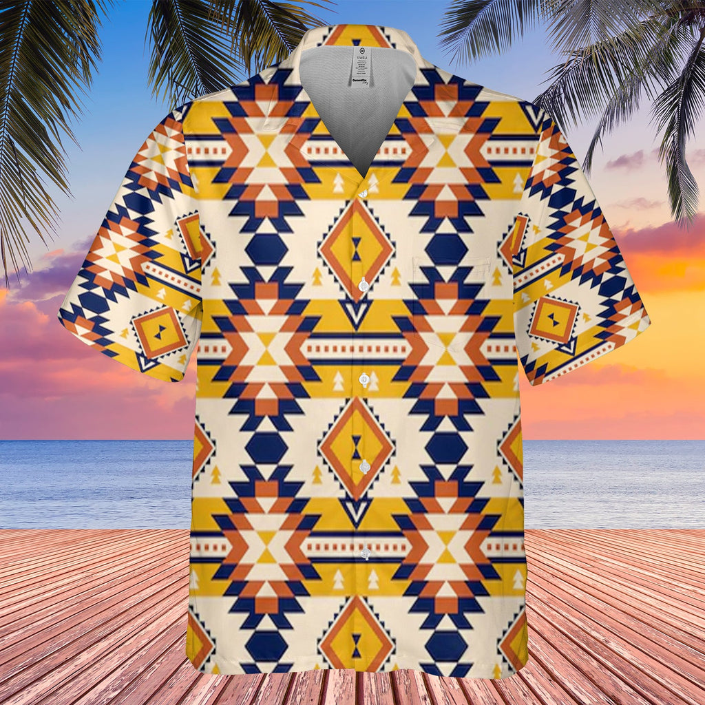 GB-HW00070 Pattern Native Hawaiian Shirt 3D