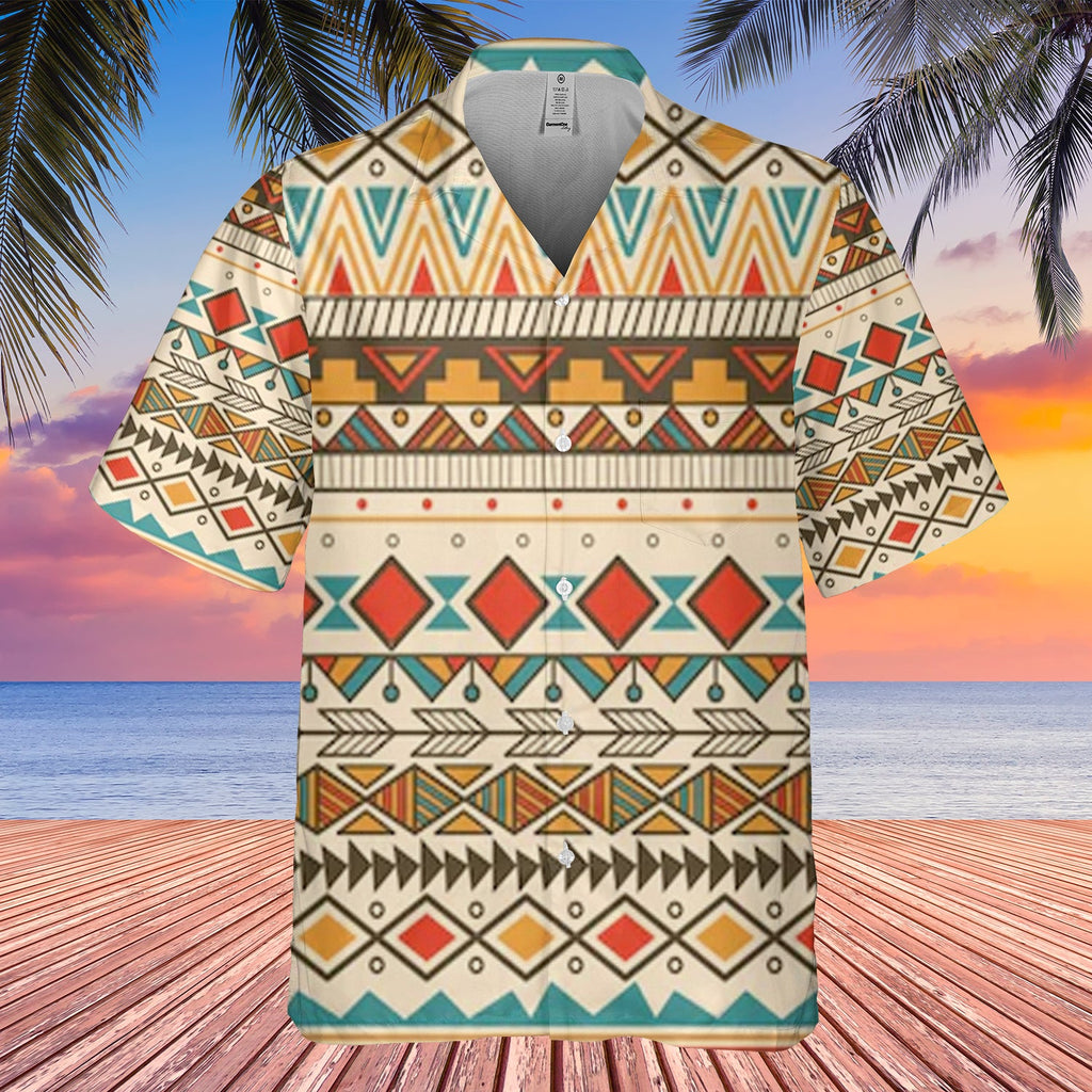 GB-HW00068 Pattern Native Hawaiian Shirt 3D