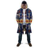 GB-NAT00062-04 Navy Tribe Design Native American Cloak